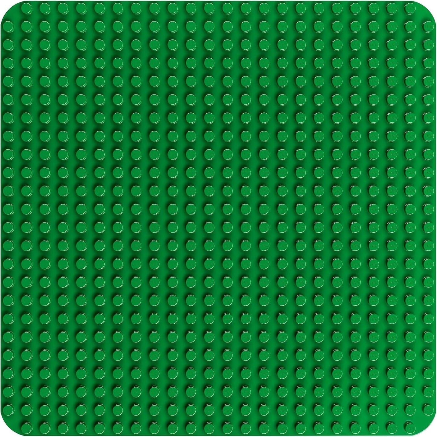 LEGO DUPLO stavební deska v zelené barvě, Stavebnice pro batolata od 18 měsíců, Na vystavování modelů, Umožňuje předškolákům kreativně stavět a hrát si nápaditě, Vzdělávací hračka 10460 Stavebnice Besuche den LEGO-Store