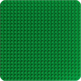 LEGO DUPLO stavební deska v zelené barvě, Stavebnice pro batolata od 18 měsíců, Na vystavování modelů, Umožňuje předškolákům kreativně stavět a hrát si nápaditě, Vzdělávací hračka 10460 Stavebnice Besuche den LEGO-Store