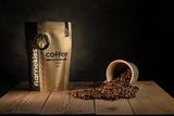 Kávová zrna 250g – Vysoce kvalitní espresso Arabica a Robusta, ručně pražené na dřevě, pro plnou a aromatickou chuť kávových zrn