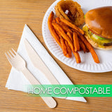 Table Kind 100 bílých měkkých ubrousků ve velkém, vysoce kvalitní ubrousky pro párty, catering a každodenní použití, FSC, udržitelné a recyklovatelné, vyrobené v EU | 2vrstvý | 33 cm