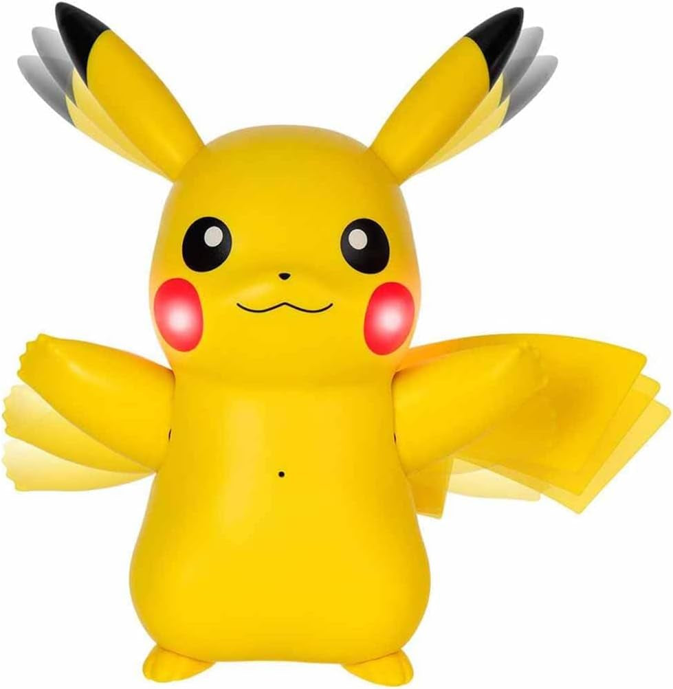 Pokémon PKW3330 - Deluxe My Partner Pikachu, oficiální Pikachu se světlem, zvukem a pohybem Akční figurky Naty Shop