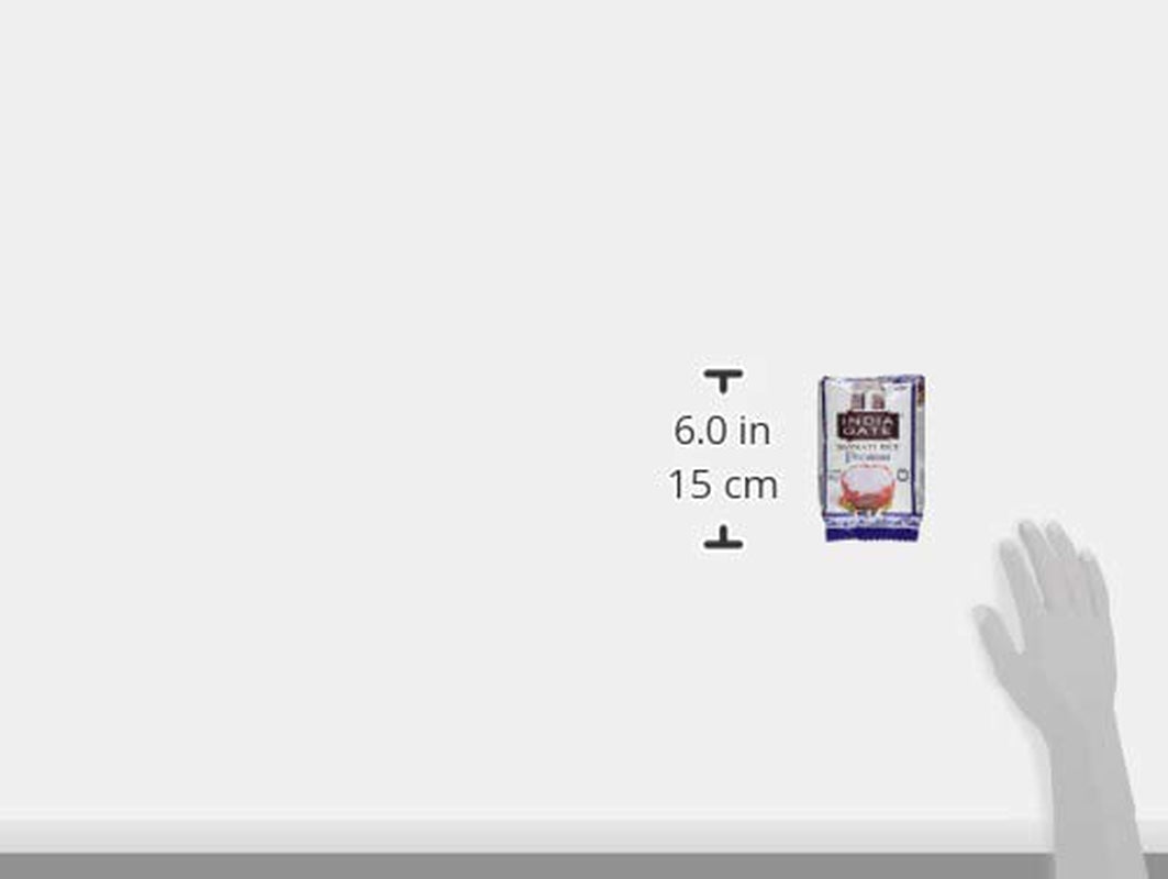 INDIA GATE Premium Basmati rýže – Aromatická, jemná dlouhozrnná rýže z Indie, jemná dlouhozrnná rýže (1 x 500 g)