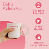 Twinings GLOW Aloe Vera a kopřivový zelený čaj s biotinem - bylinná čajová směs pro přírodní péči o pleť a vlasy 12 balení (10 sáčků každý)