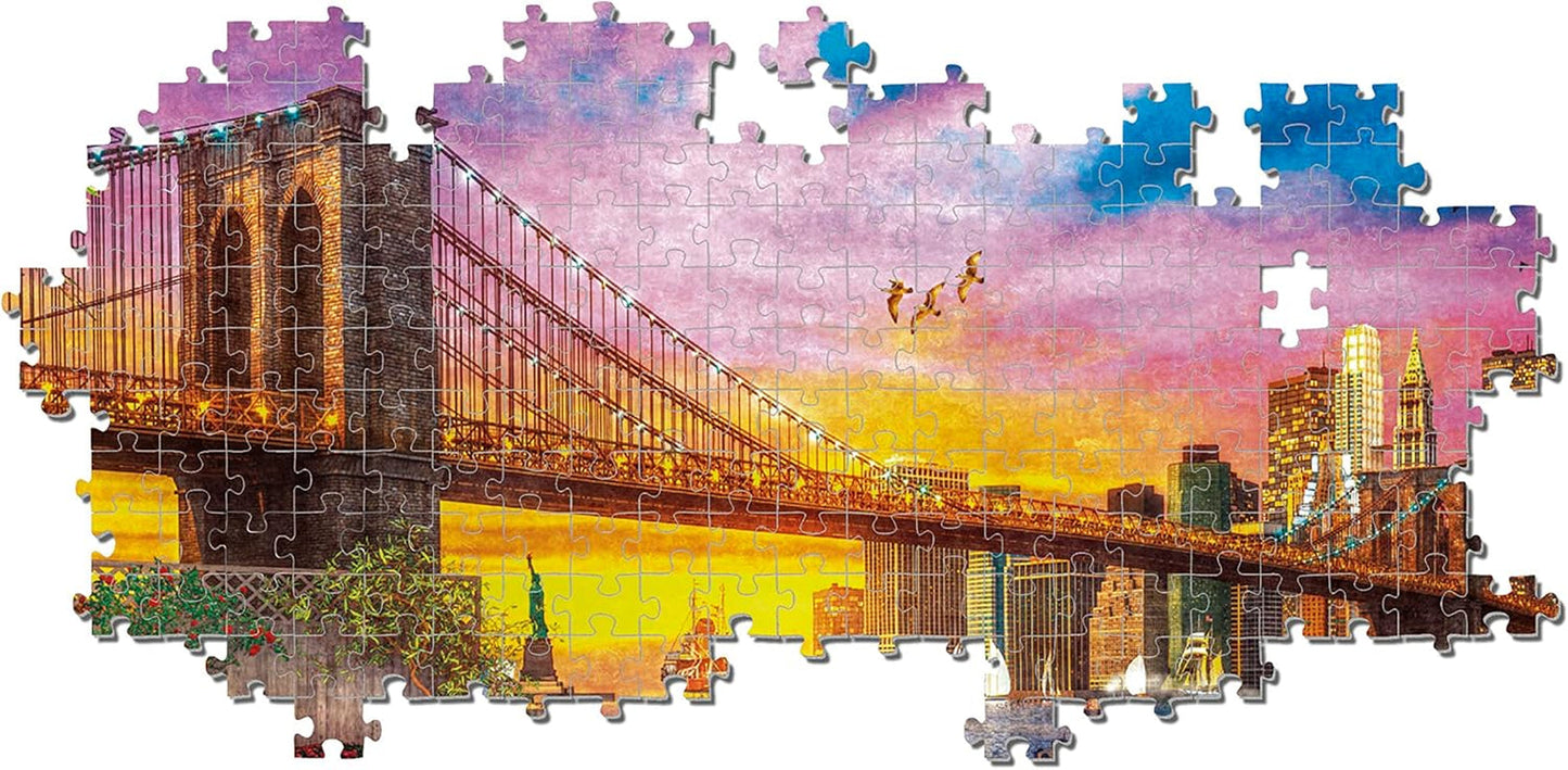 Clementoni - 33552 Collection - Manhattan Balcony Sunset, Puzzle 3000 dílků pro dospělé a děti 10 let, dovednostní hra pro celou rodinu Puzzle Naty Shop