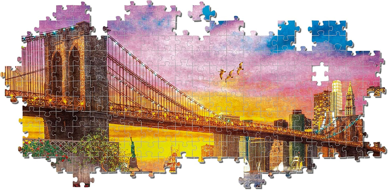 Clementoni - 33552 Collection - Manhattan Balcony Sunset, Puzzle 3000 dílků pro dospělé a děti 10 let, dovednostní hra pro celou rodinu Puzzle Naty Shop