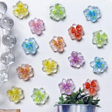 50ks 3D Blume Nagel Charms Nägel Zubehör Nageldesign Glitzersteine ​​​​Nailart Strasssteine ​​​​Květinová kouzla na nehty Světelná květinová kouzla na nehty Bunte Blumen Deko Nagel Steinchen Flowers Kamínky na nehty