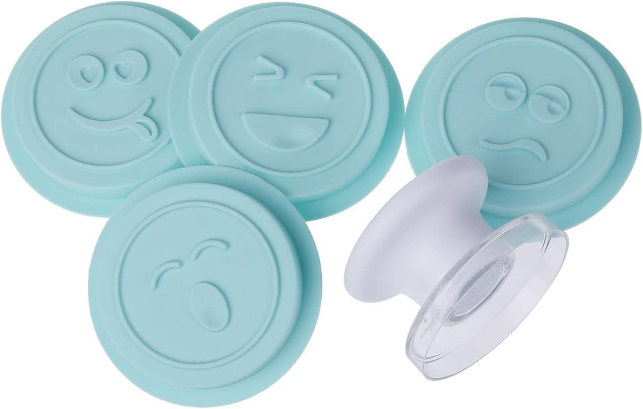 Silikomart 25.440.39.0069, sada řezaček Emoji, Ø73 MM Naty Shop