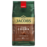 Jacobs Café Crema Gold Kaffeebohnen 1 kg – Vollmundig, Aromatisch, Fruchtige Notes, Arabica & Robusta Bohnen, Intensität 5/10, Ideal Für Café Crema Naty Shop Café Crema Intensiv 1 kg