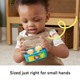 FISHER-PRICE Zábavné učení a hraní se špunty do uší Play – Interaktivní špunty do uší se zábavnými světly, výukové písničky a jemné motorické aktivity, 20+ písniček a vět, 6 měsíců a více, HWY45 Baby Toys Naty Shop
