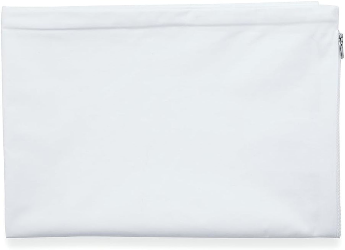 Mediflow povlak na polštář z aloe vera, chránič polštáře, bavlna, bílá, standardní polštáře Naty Shop 40 x 80 cm