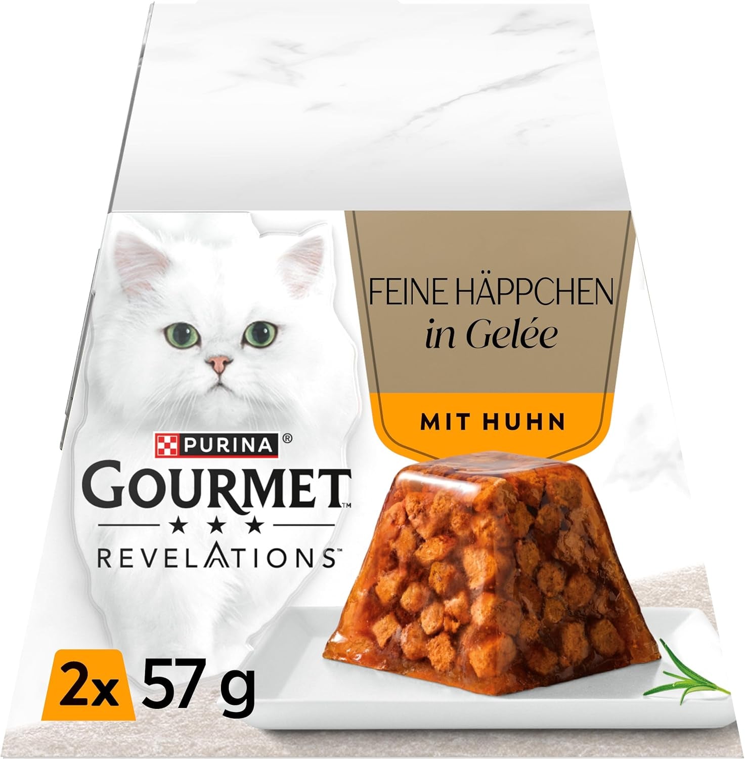 Revelations, Katzenfutter nass v Gelée, mit Huhn, 24er Pack (24 x 57 g)