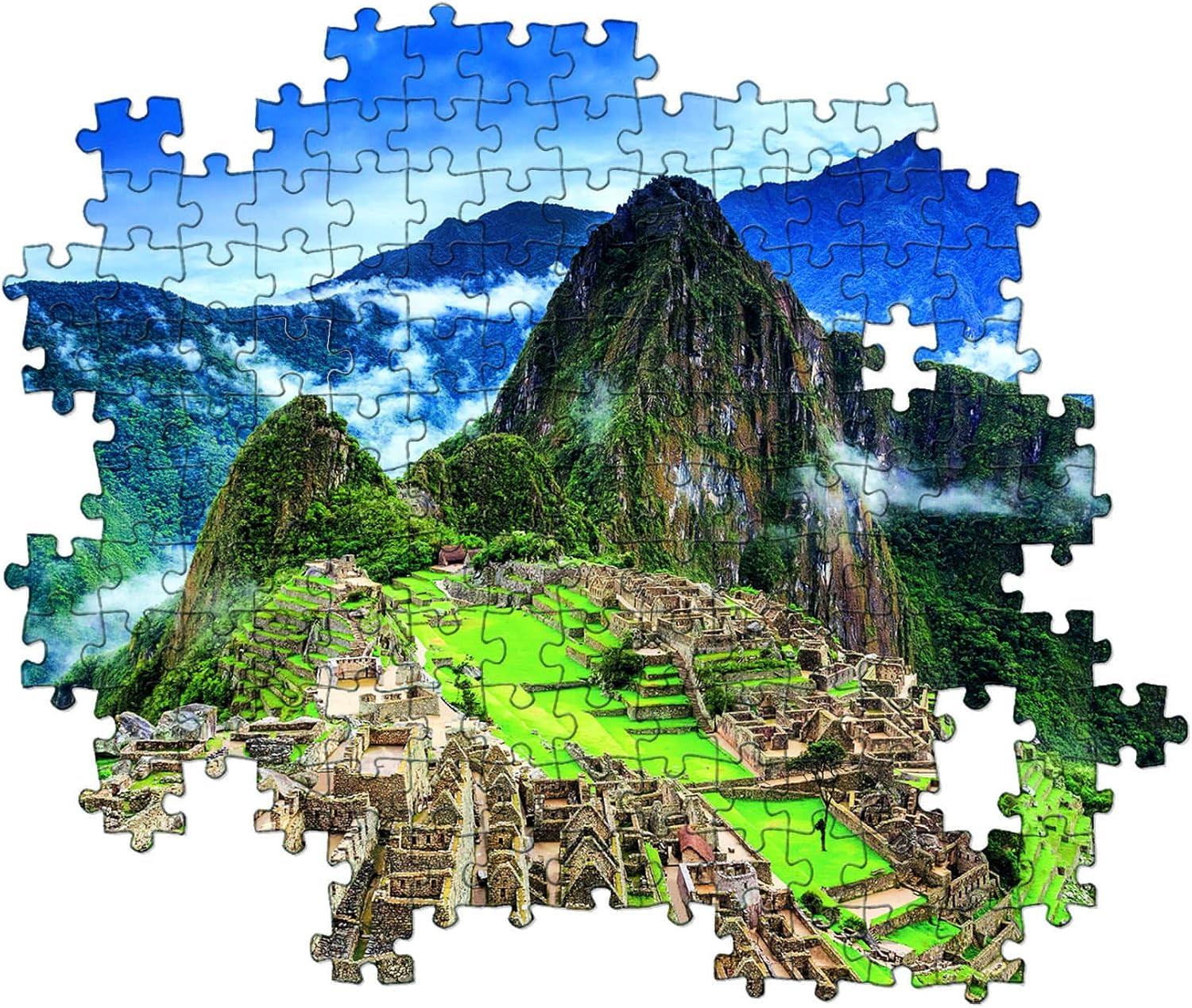 Clementoni 39604 Machu Picchu - Puzzle 1000 dílků od 9 let, Barevné puzzle pro dospělé s výraznými barvami, Dovednostní hra pro celou rodinu, Pěkný tip na dárek Puzzle Naty Shop