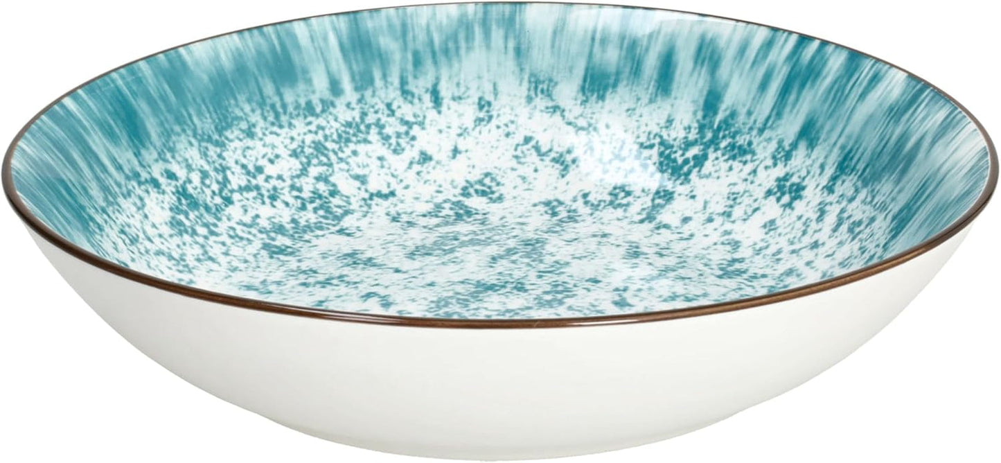 Kalos, sada nádobí pro 6 osob, 18 kusů, porcelán, světle modrá