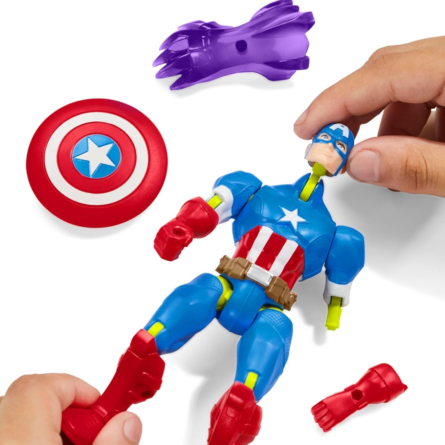 Mixmashers Marvel Captain America Avengers Mix-and-Match akční figurka a příslušenství Akční figurky Naty Shop