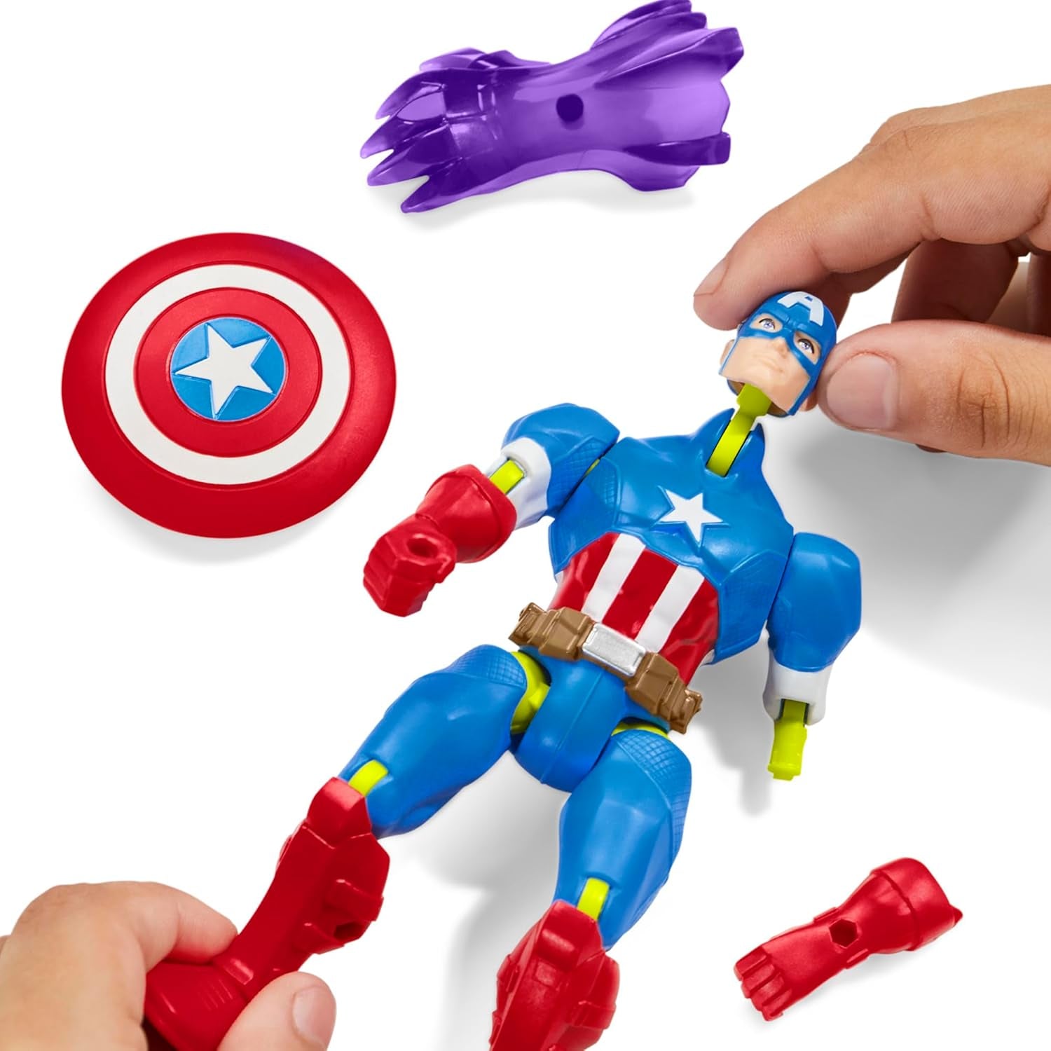 Mixmashers Marvel Captain America Avengers Mix-and-Match akční figurka a příslušenství Akční figurky Naty Shop