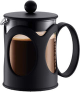 Kávovar Bodum Kenya – 1l / 8 šálků – Ruční French Press Borosilikátové sklo a nerezová ocel – Vhodné do myčky – Vyrobeno v Portugalsku
