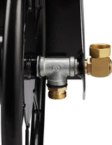 Hadicový naviják Relaxdays, naviják na hadici s klikou, pro 60 m hadice, ocel, VxŠxH: 41,5 x 54 x 45 cm, černá