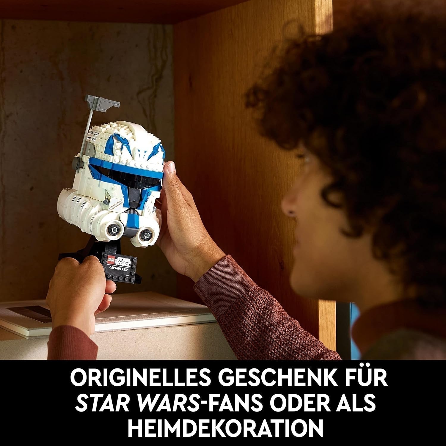 LEGO 75349 Sada helmy kapitána Rexe ze Star Wars Sběratelský sběratelský model z řady 2023 Model 2023 Souvenýr a nápady na dárky Stavebnice Besuche den LEGO-Store