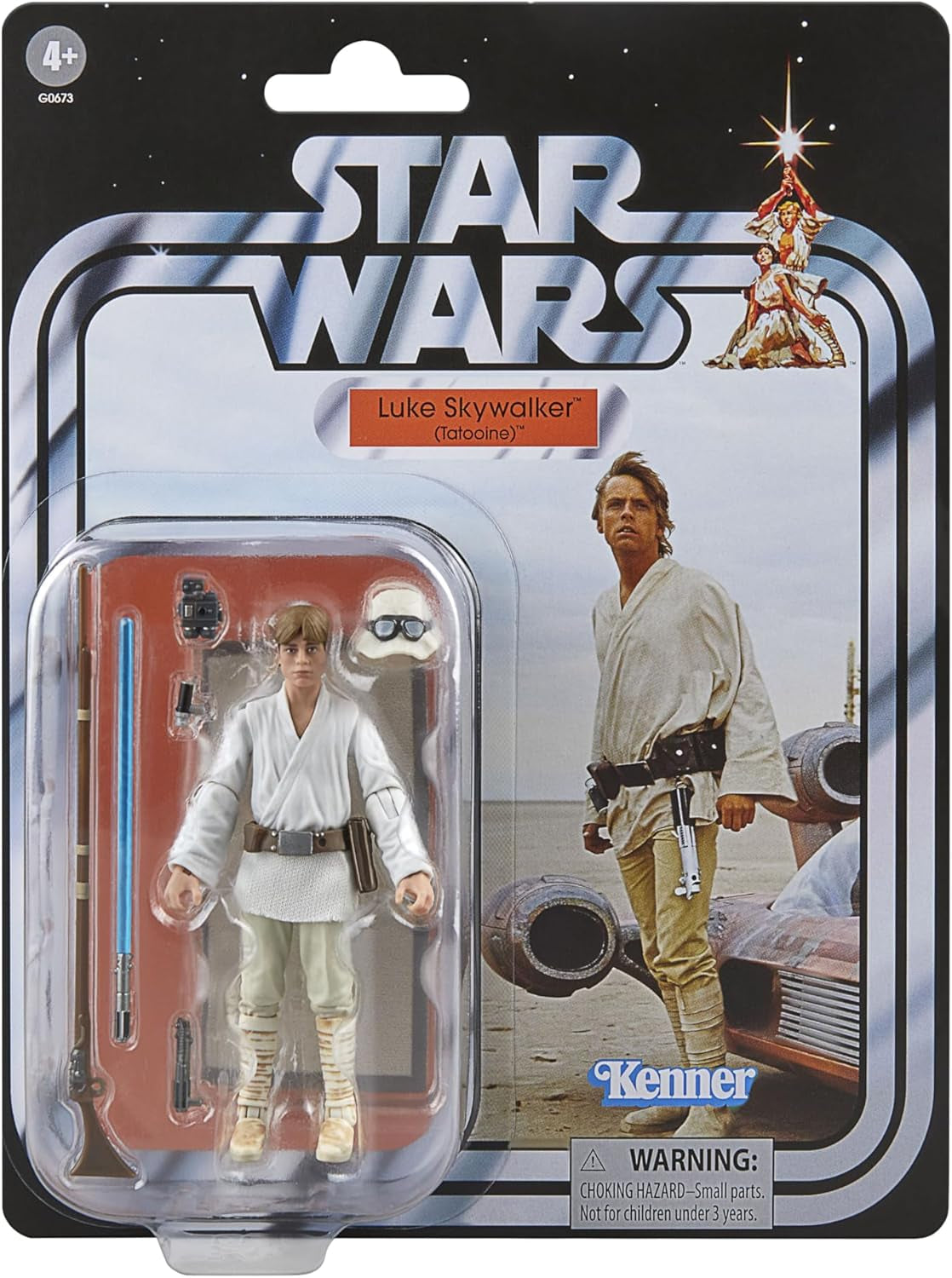 Star Wars Vintage kolekce Landspeeder a Luke Skywalker, Akční figurka a vozidlo Star Wars: Nová naděje, 9,5 cm akční figurky Naty Shop