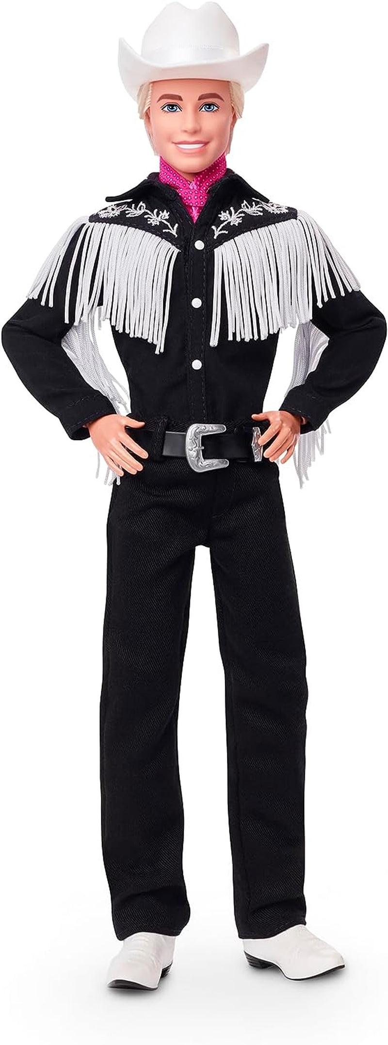 BARBIE the MOVIE Ken – Sběratelská panenka hraného filmu ve westernovém oblečení, vintage košile, kovbojský klobouk, bílé boty, věk 3 a více let, HRF30 Naty Shop Dolls Výchozí název