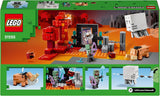 LEGO Minecraft Ambush na portálu Nether Herní hračka Nether pro děti s bojovými scénami a legendárními figurkami včetně strašidelného dárku pro hráče a chlapce a dívky 8 let staré 21255 Stavebnice Besuche den LEGO-Store