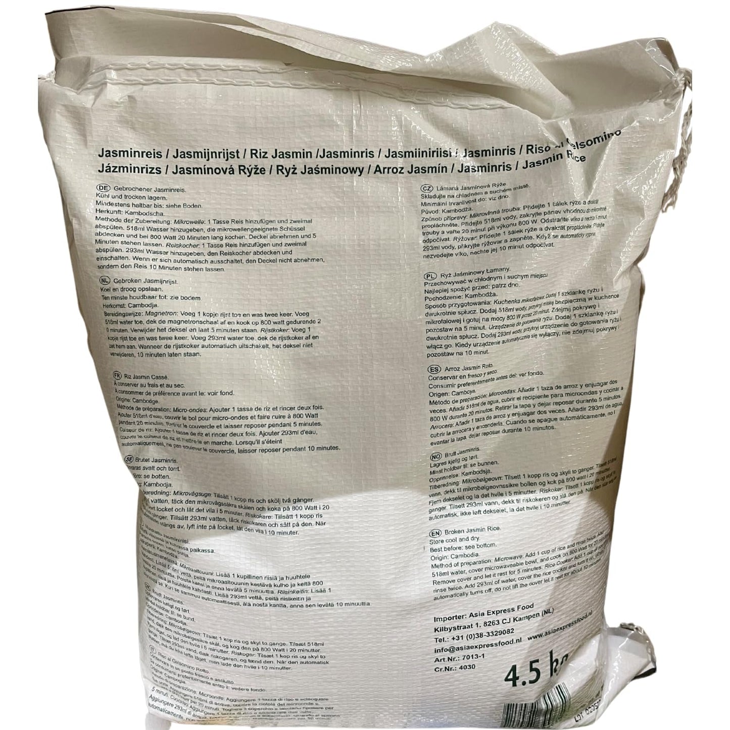 Royal Orient - Rýže s jasmínem - (1 x 4,5 kg)