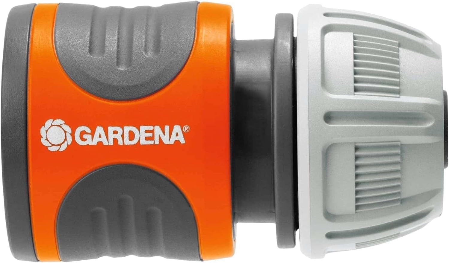 Gardena 13 mm (1/2 palce) a 15 mm (5/8 palce) Hadicová spojka: Násuvná spojka pro konec hadice, vybrání pro upnutí, snadná montáž, v krabici (18215-20)