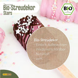 DECOCINO Organic Sprinkle Stars, 50 gramů Sprinkles Naty Shop
