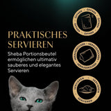 Sheba mokré krmivo pro koťata, v různých sáčcích, s lososem (MSC) a kuřecím masem v omáčce, multipack 40x85g