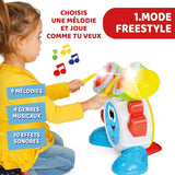 Chicco 00009820100000 Mi První bicí sada se světly a zvuky, 3 režimy přehrávání Hudební nástroj s baterií pro děti, vícebarevné, velké Jucarii Bebe Naty Shop