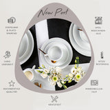 Sänger New Port Coffee Cup Set, Sada 12 šálků pro 6, Bílé porcelánové šálky a podšálky, 150ml | PRÉMIOVÁ KOLEKCE