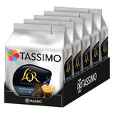 Tassimo Kapseln L'OR Espresso Fortissimo, 5 x 16 polštářků, 80 kávových kapslí
