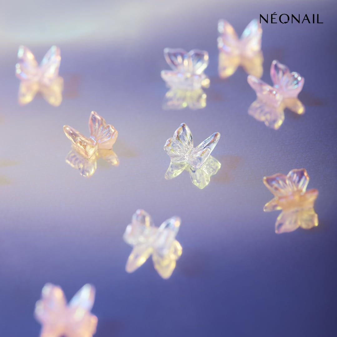NÉONAIL Nageldekoration 3D Nail Art Schmetterlinge - Přívěsky na nehty - Nägel Selber Machen - Nehty - Nageldesign Příslušenství - Nailart - Nail Art Zubehör - Nagel Deko - Nagelschmuck - Mehrfarbig