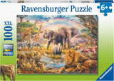 Dětské puzzle Ravensburger - African Savannah - 100dílné puzzle pro děti od 6 let Puzzle Naty Shop Výchozí název