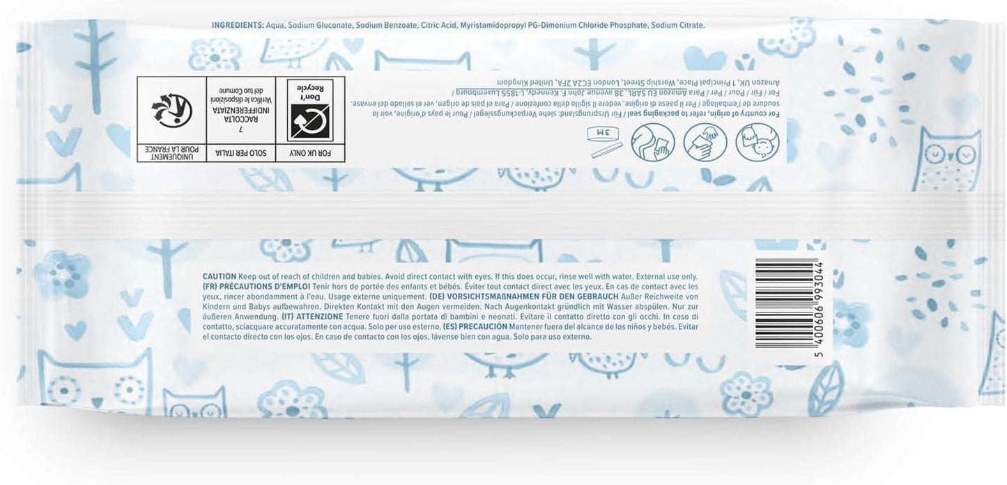 Mama Bear Ultra Sensitive dětské ubrousky Bez vůně 1008 (18 balení po 60) Naty Shop