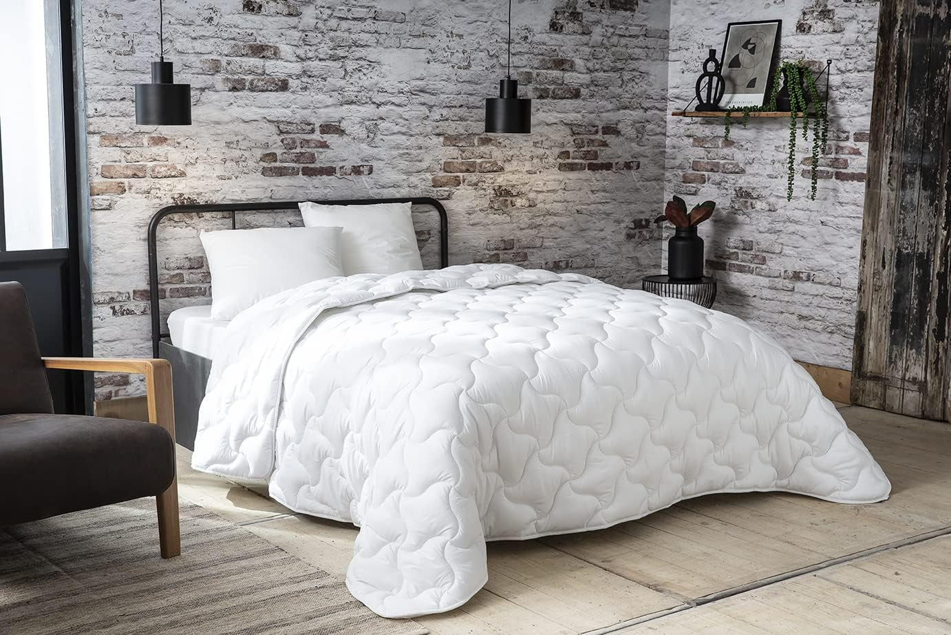 Acaristop povlak na přikrývku Antiroztočový a antibakteriální, bílý, 240 X 260 cm Přikrývky a přikrývky Naty Shop