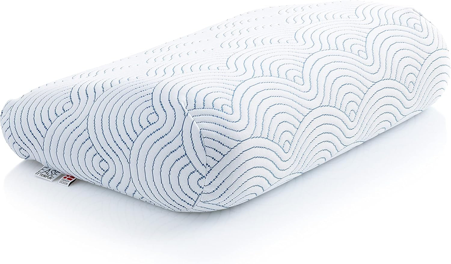 TEMPUR EASE Polštář na spaní z paměťové pěny Ergonomický polštář pro podporu krku pro jakoukoli polohu spánku Pevná podpora 50 X 31 X 10/5 cm Bílá Naty Shop Standardní polštáře Nástupnický model