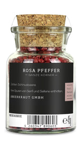 Anker zelí, růžový pepř (Schinus Berry), růžové bobule, perfektní pro gin a tonik, 45 gramů Condimente Naty Shop