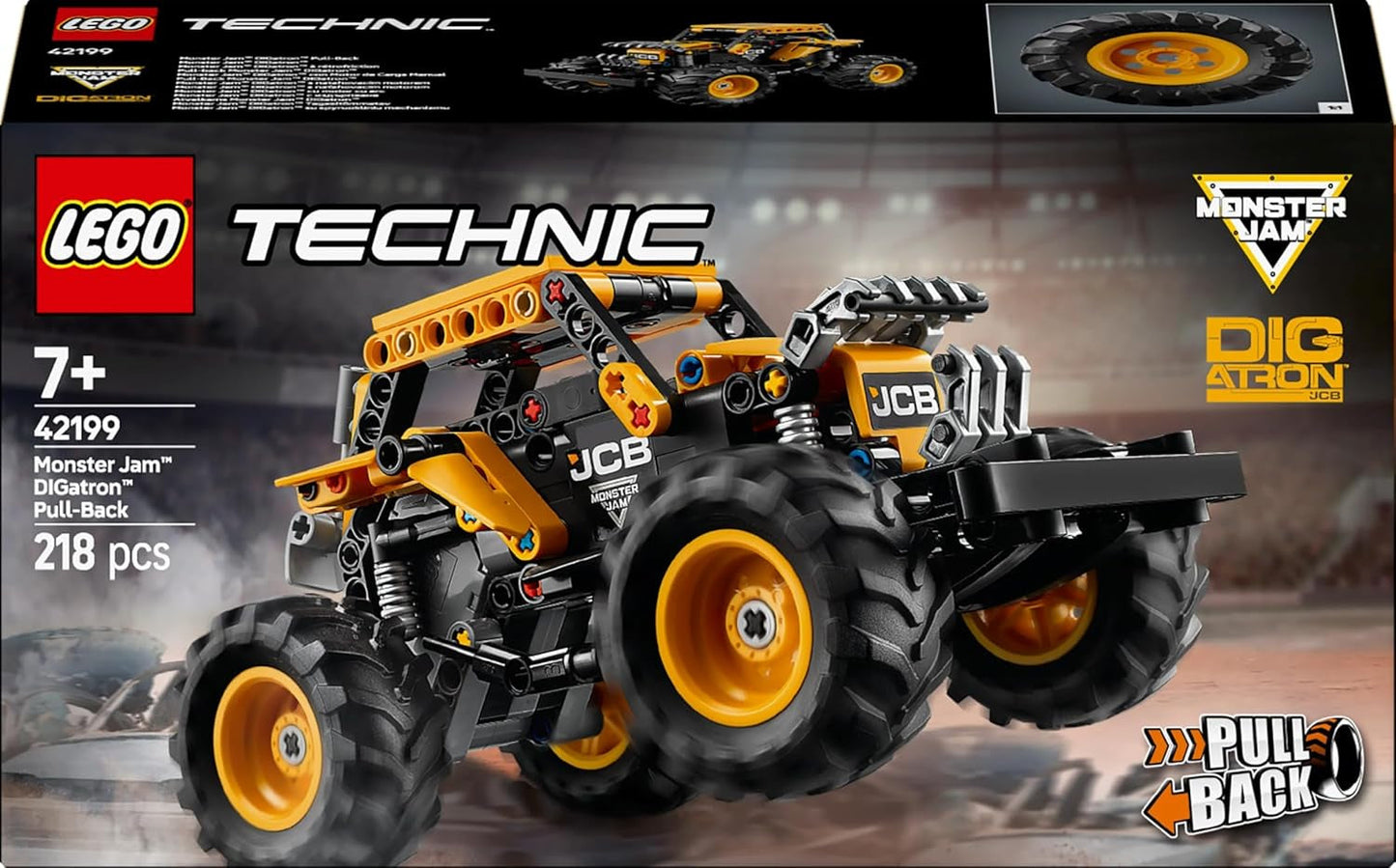 LEGO Technic Monster Jam Digatron, stavebnice Monster Truck pro děti, stavebnice pro děti, chlapce a dívky od 7 let, nápady na dárky pro fanoušky Monster Trucks a Motorsportu 42199 Stavebnice Besuche den LEGO-Store