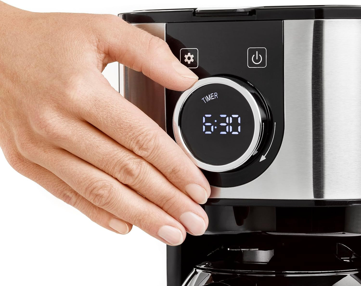 Kávovar CASO Selection C 10 Thermo Design – Nerezové pouzdro, 1,2l izotermická karafa (10 šálků), dotykové ovládání a časovač, funkce Aroma PLUS, permanentní filtr, filtr proti odkapávání