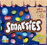 Nestlé SMARTIES Multipack, malá rolka, čokoládová čočka, ideální k narozeninám dětí, přírodní barvy, šestihranná rolka, balení 12 ks (12x (4 x 34g))