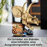 LEGO Jurassic World Dinosaur Fossils: Model lebky Triceratopse, hračka dinosaura pro kluky a dívky od 9 let, dárek pro děti a fanoušky Jurský svět 76969 Stavebnice Besuche den LEGO-Store