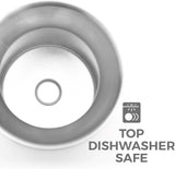 Balibetový čajový set Yerba Mate (hrnek Mate) vyrobený z nerezové oceli s bombillou (brčko) pro maté, Snadno se čistí a velmi odolný set Yerba Mate (DŘEVO)