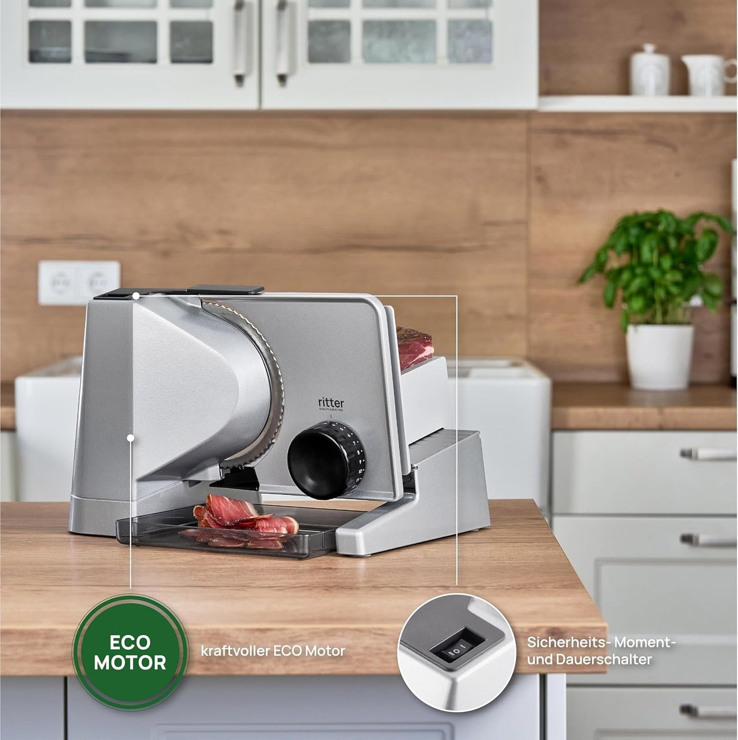 Ritter Solida 4, elektrický kráječ s více funkcemi Rasnite a Slicers Naty Shop