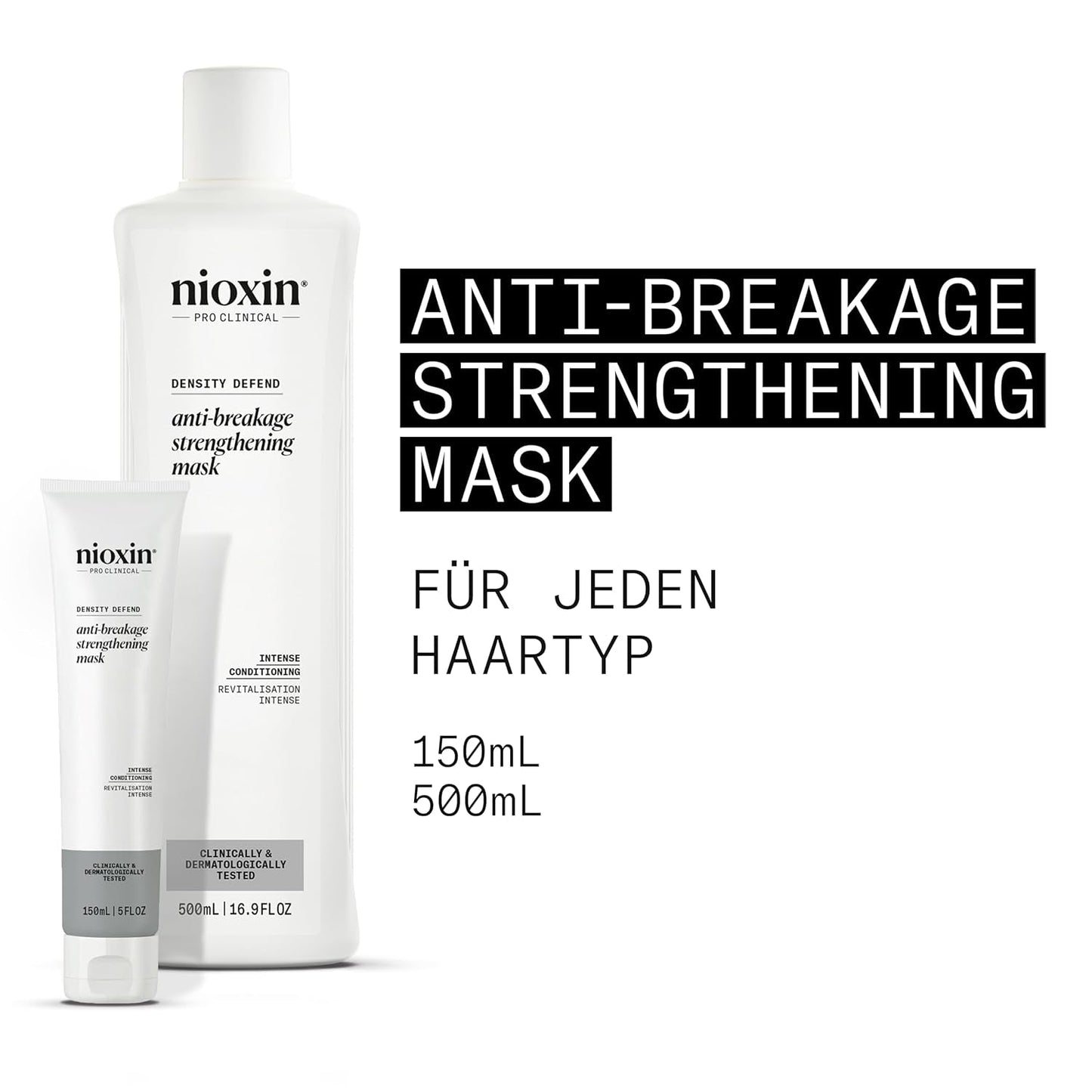 Nioxin Density Defend Anti-Breakage Strengening Hair Mask - Hydratační maska na vlasy proti lámání vlasů, bezoplachová péče o vlasy s vitamínem C Maska na vlasy Naty Shop