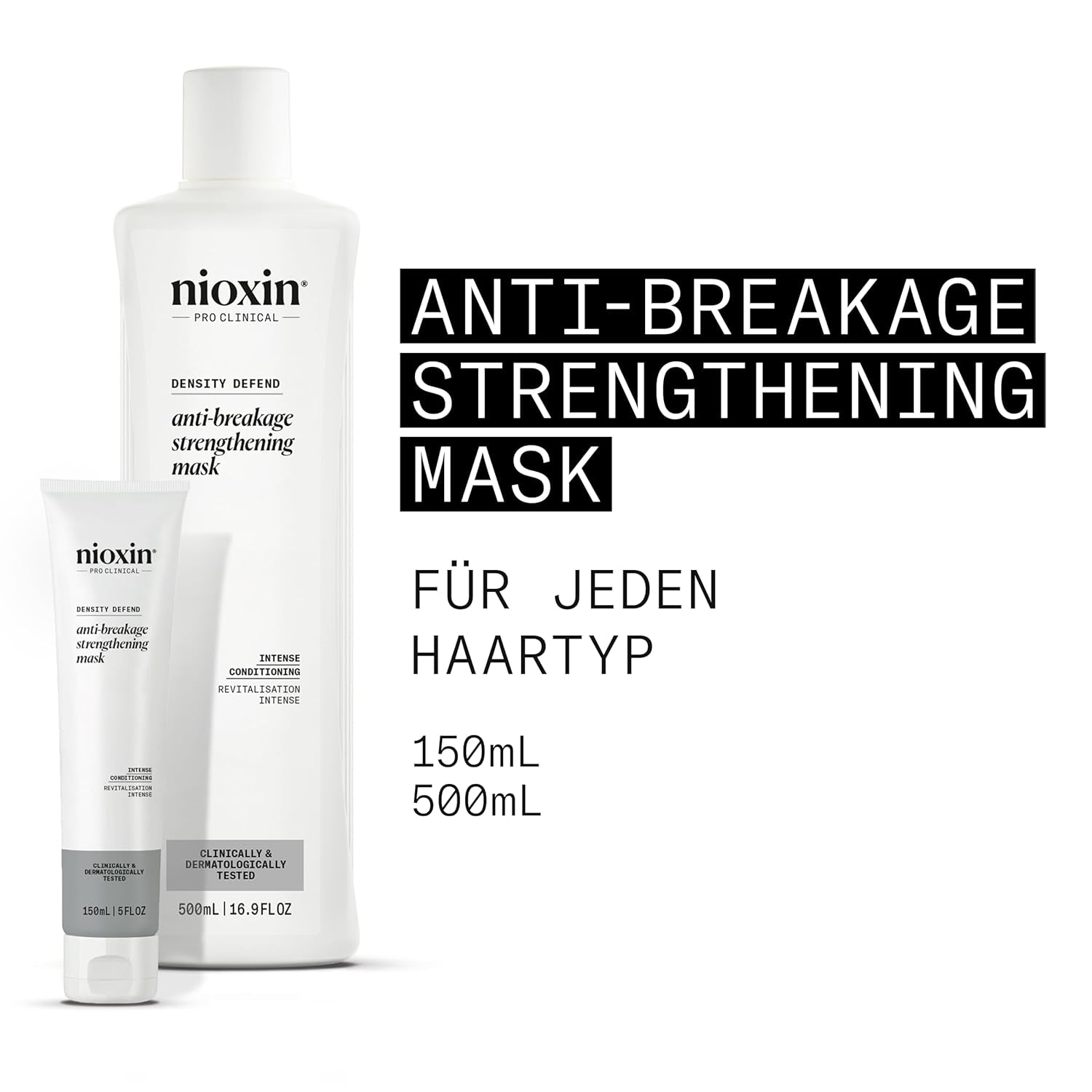 Nioxin Density Defend Anti-Breakage Strengening Hair Mask - Hydratační maska na vlasy proti lámání vlasů, bezoplachová péče o vlasy s vitamínem C Maska na vlasy Naty Shop