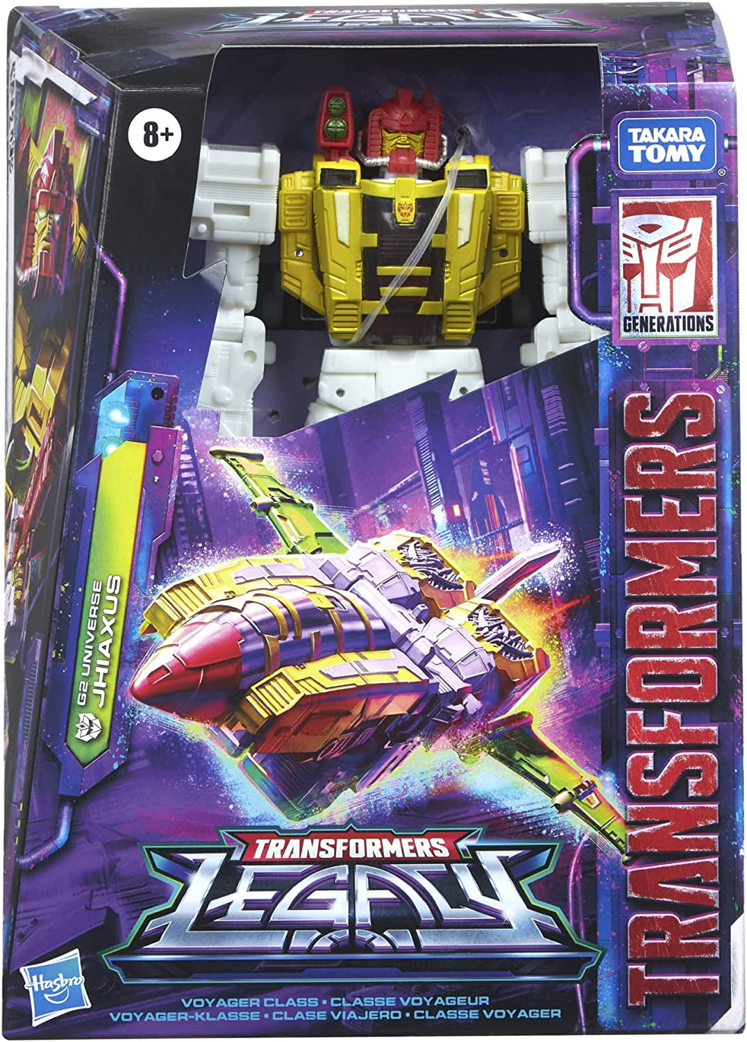 Hračka Transformers Generations Legacy 17,5 cm velká akční figurka Voyager G2 Universe Jhiaxus pro děti od 8 let Akční figurky Naty Shop