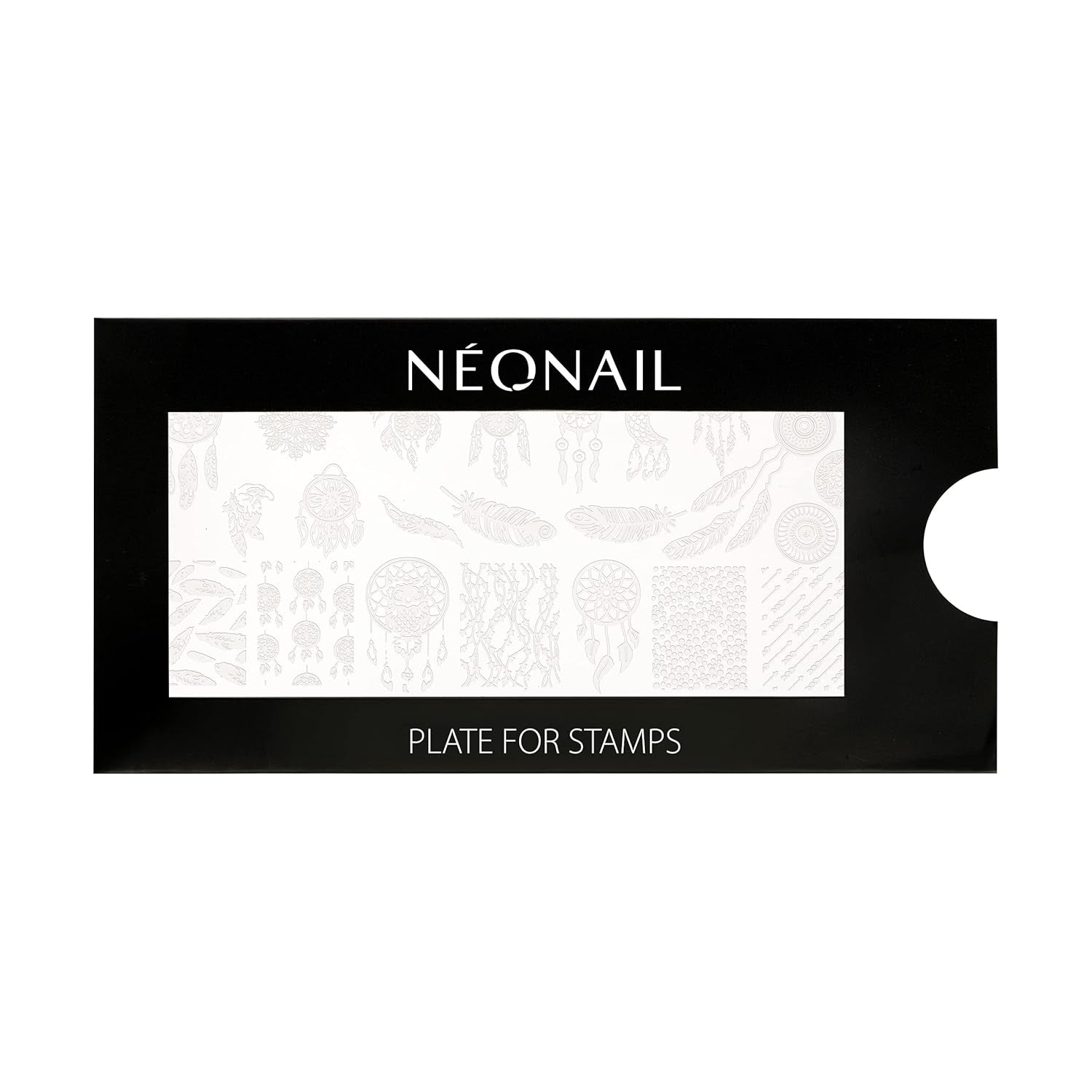 NÉONAIL Nagel Stempel Mit Schaber - Nägel Selber Machen - Razítko na nehty - Nageldesign Für Nagel Schablone - Francouzské nehty Stempel - Silikon Nagelstempel
