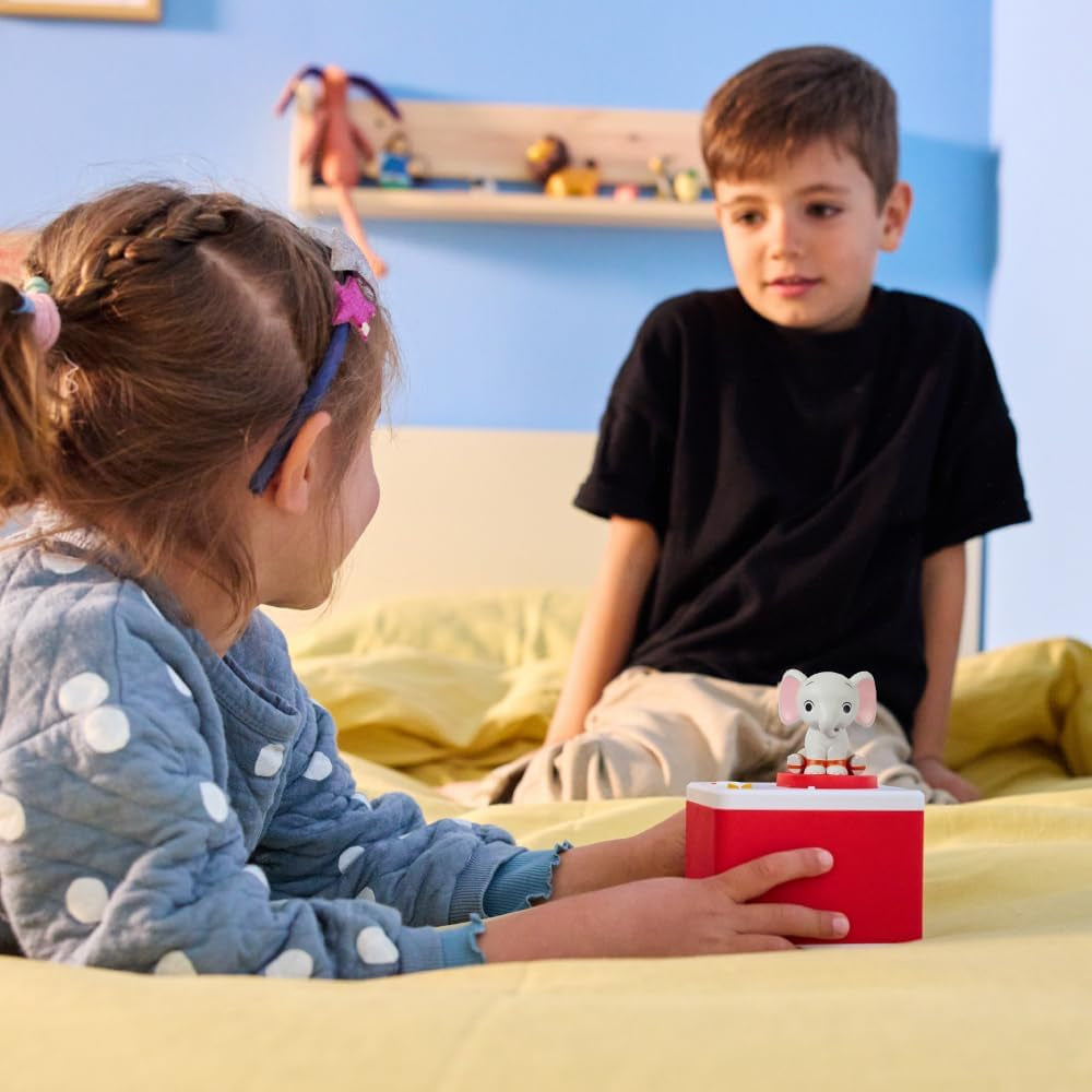 - Příběhy pro holky a kluky, řečník s postavičkou slona, vzdělávací hra, obsah ve španělštině, vhodné od 0 let Bebe Toys Naty Shop