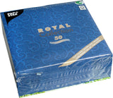 Papstar, 50 ubrousků "ROYAL Collection" 1/4-násobek 40 cm X 40 cm šampaňské "Casali", #84877